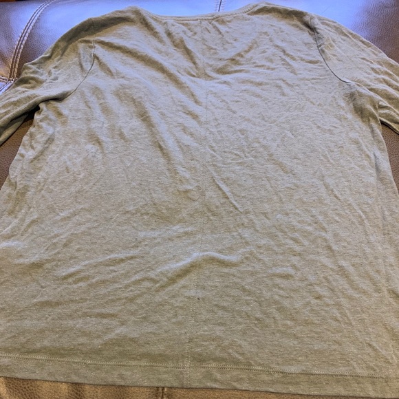 💕GAP Linen Blend Long Sleeve tee with pocket💞 - Picture 4 of 7